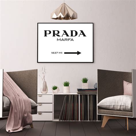 prada marfa photo frame